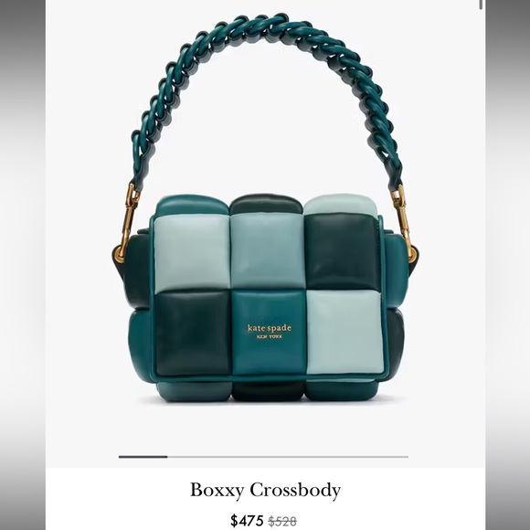 Kate Spade Blue Quilted Crossbody Bag - Picture 10 of 10